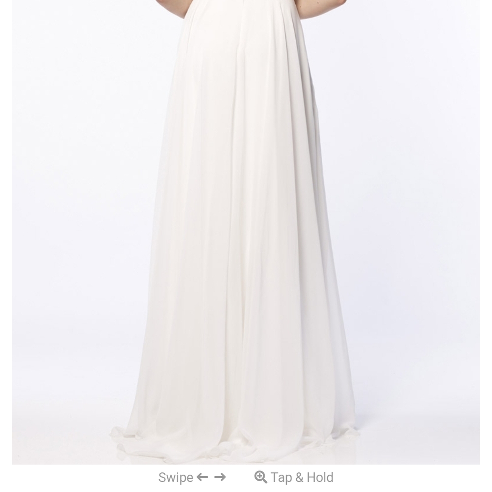 Elegant White Prom Dress size 0